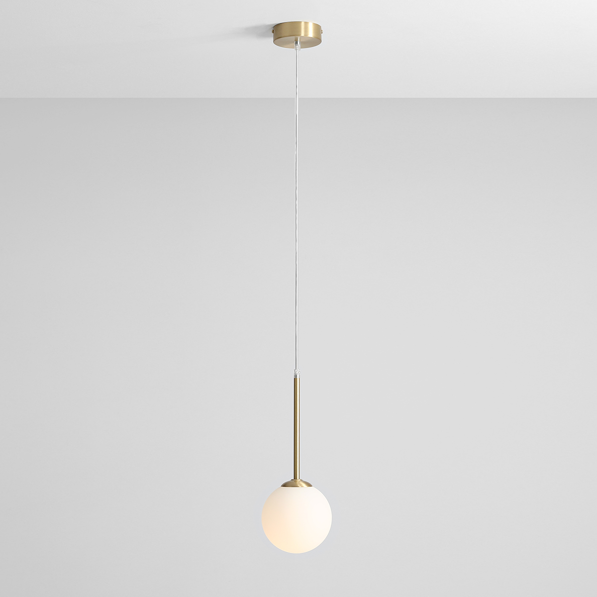 BOSSO MINI 14 BRASS 1087XXS40 Efektowna lampa wisząca- ALDEX