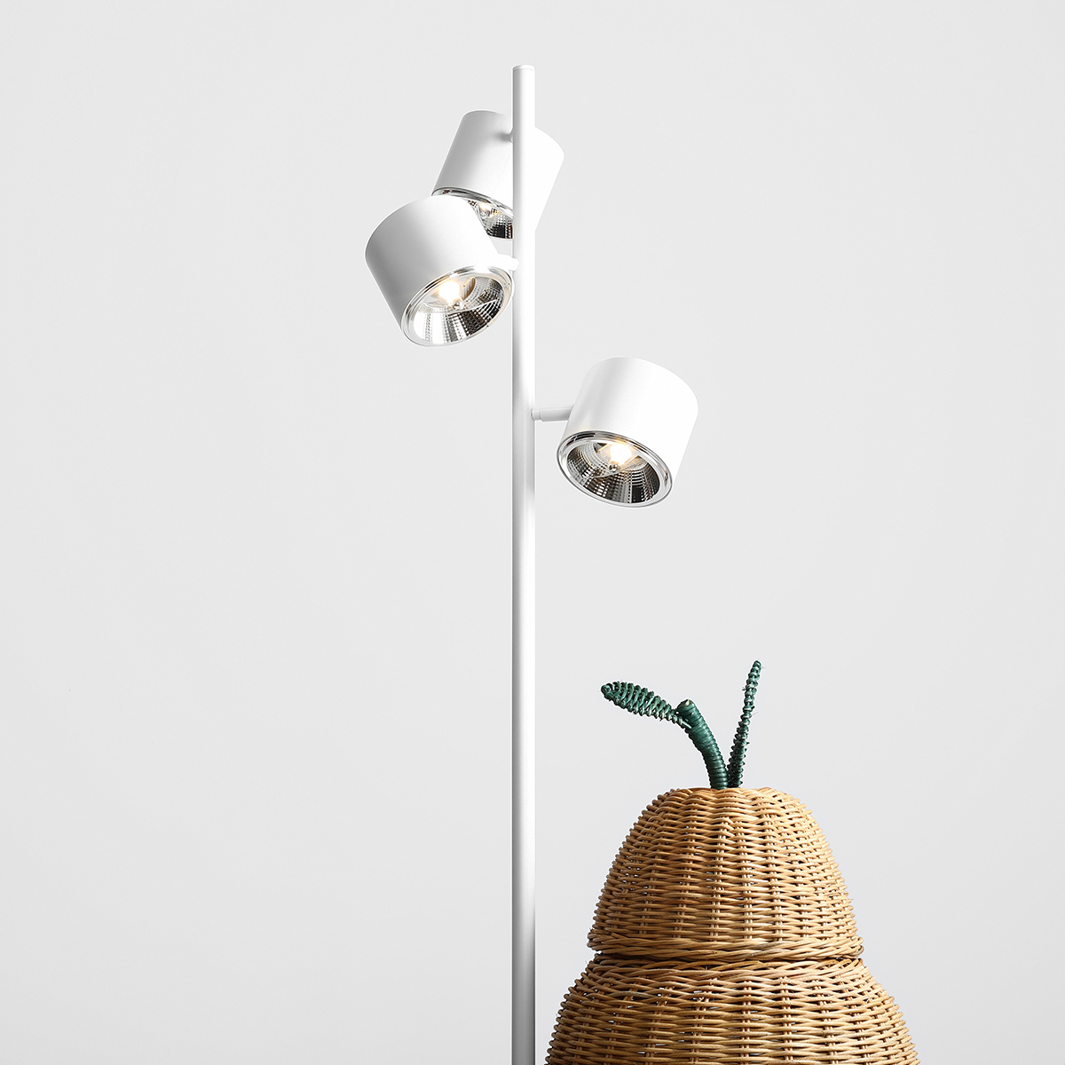 BOT FLOOR WHITE 1046A Nowoczesna lampa stojąca - ALDEX - obrazek 3