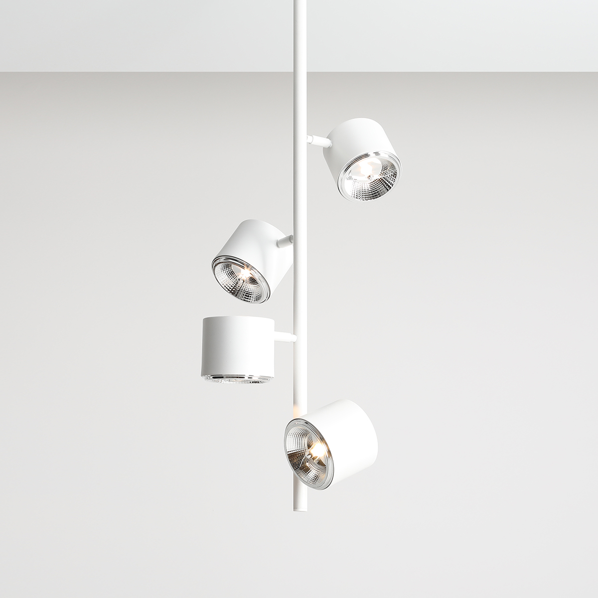 BOT CEILING 4 WHITE VERTICAL 1046PL_L2 Nowoczesny plafon - ALDEX