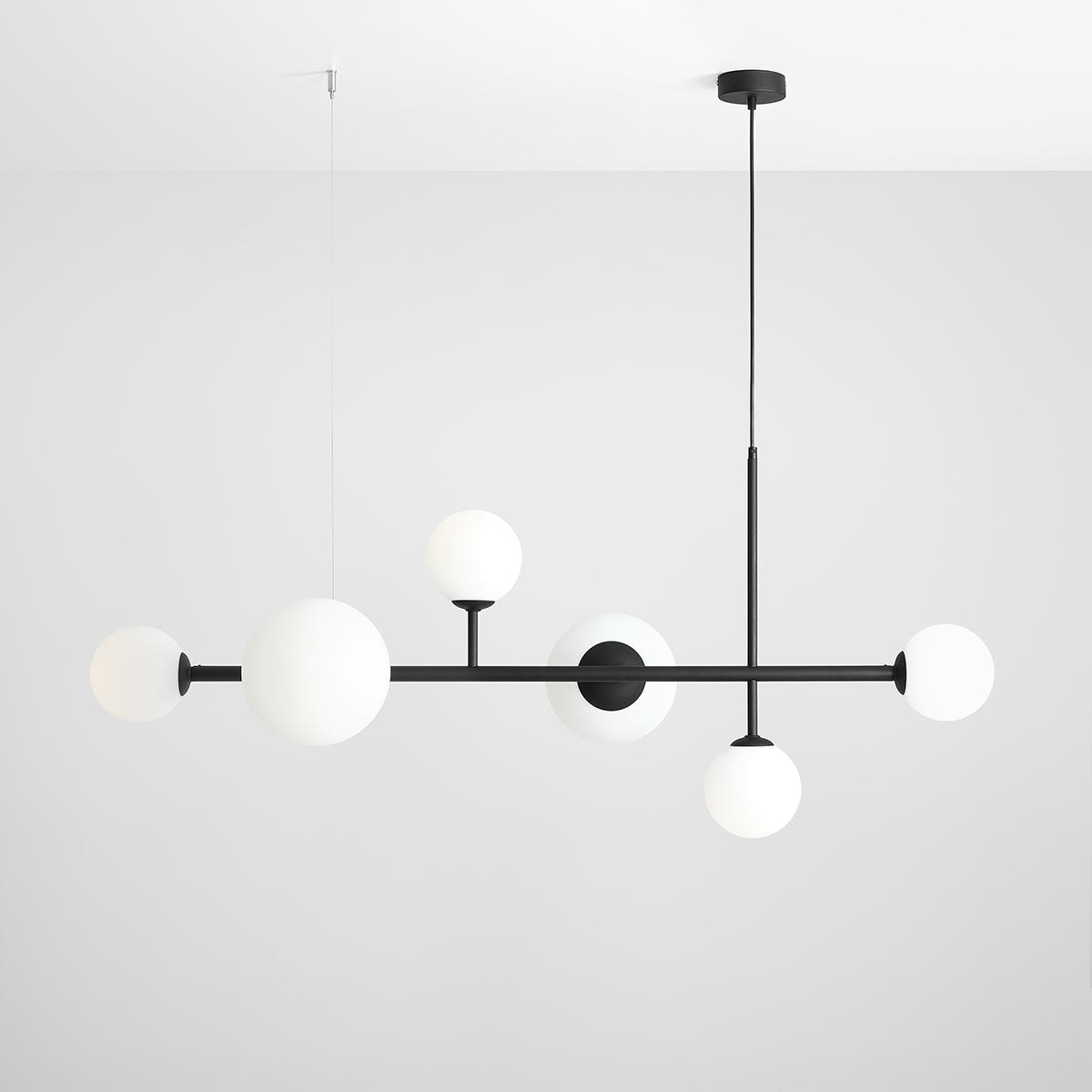 DIONE 6 BLACK 1092K1 Bestsellerowa lampa wisząca- ALDEX