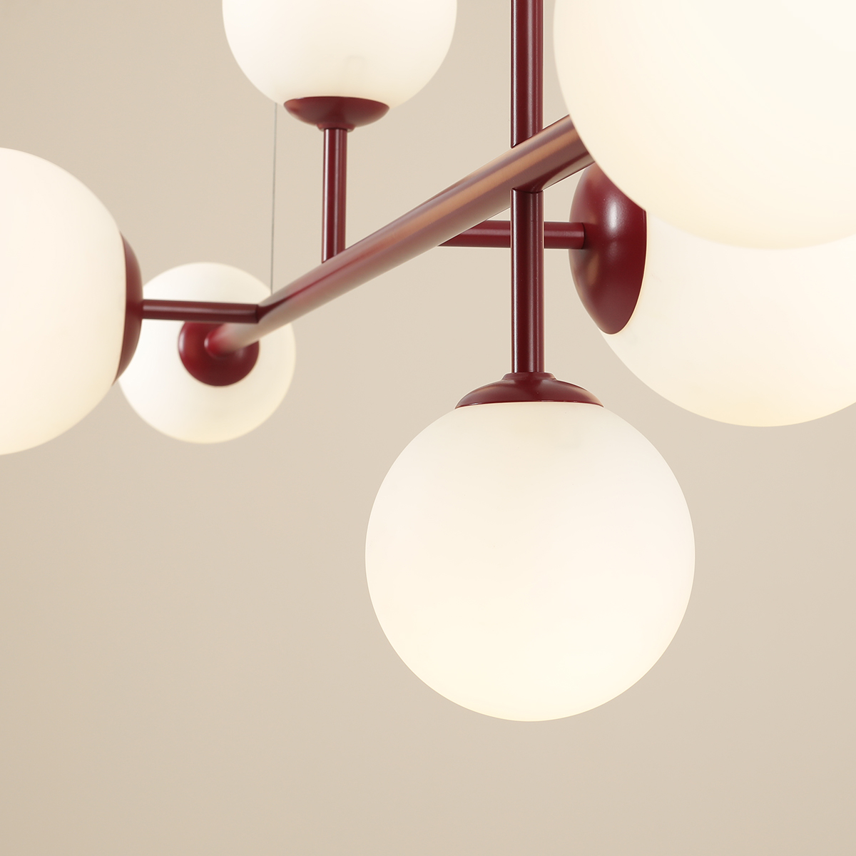 DIONE 6 RED WINE 1092K15 Nowoczesna lampa wisząca #colours - ALDEX - obrazek 2