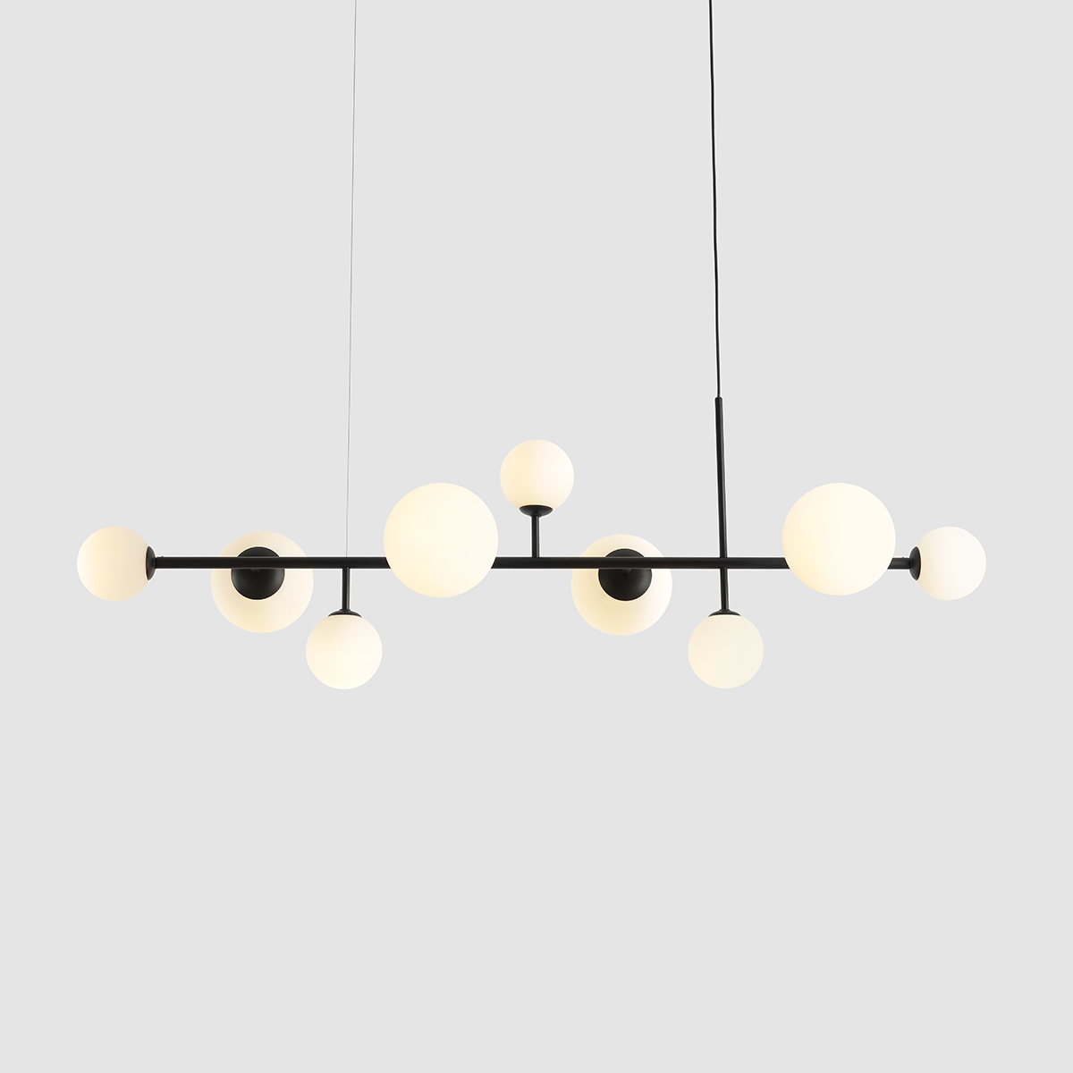 DIONE 9 BLACK 1092N1 Rozłożysta lampa wisząca- ALDEX - obrazek 4