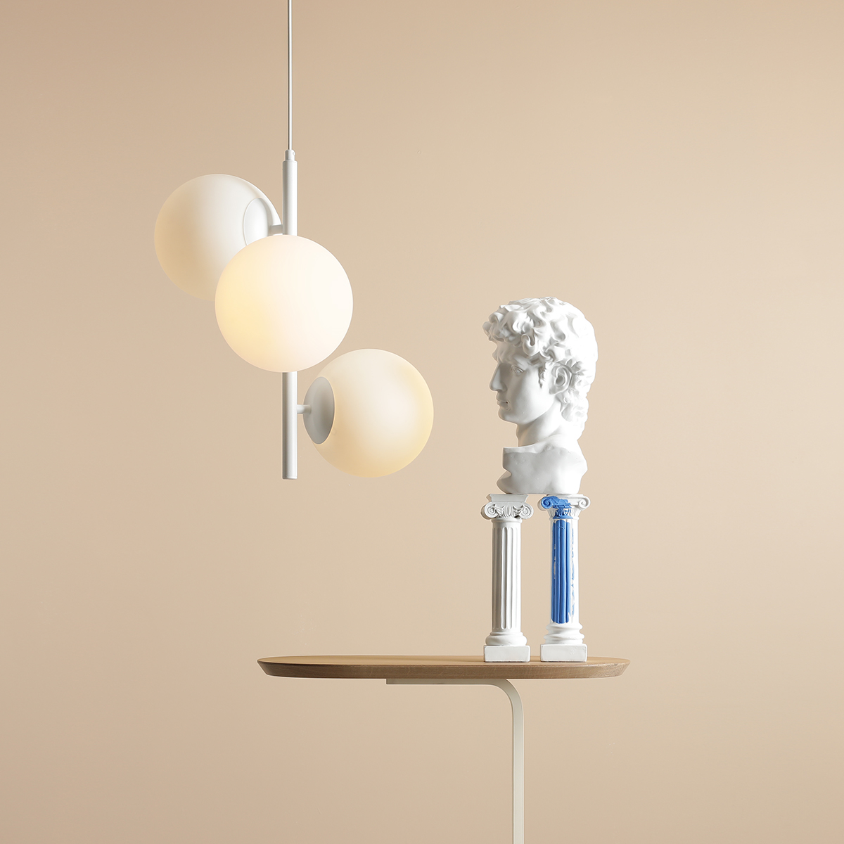 FIN 3 WHITE M 1120E_M Minimalistyczna lampa wisząca- ALDEX - obrazek 4