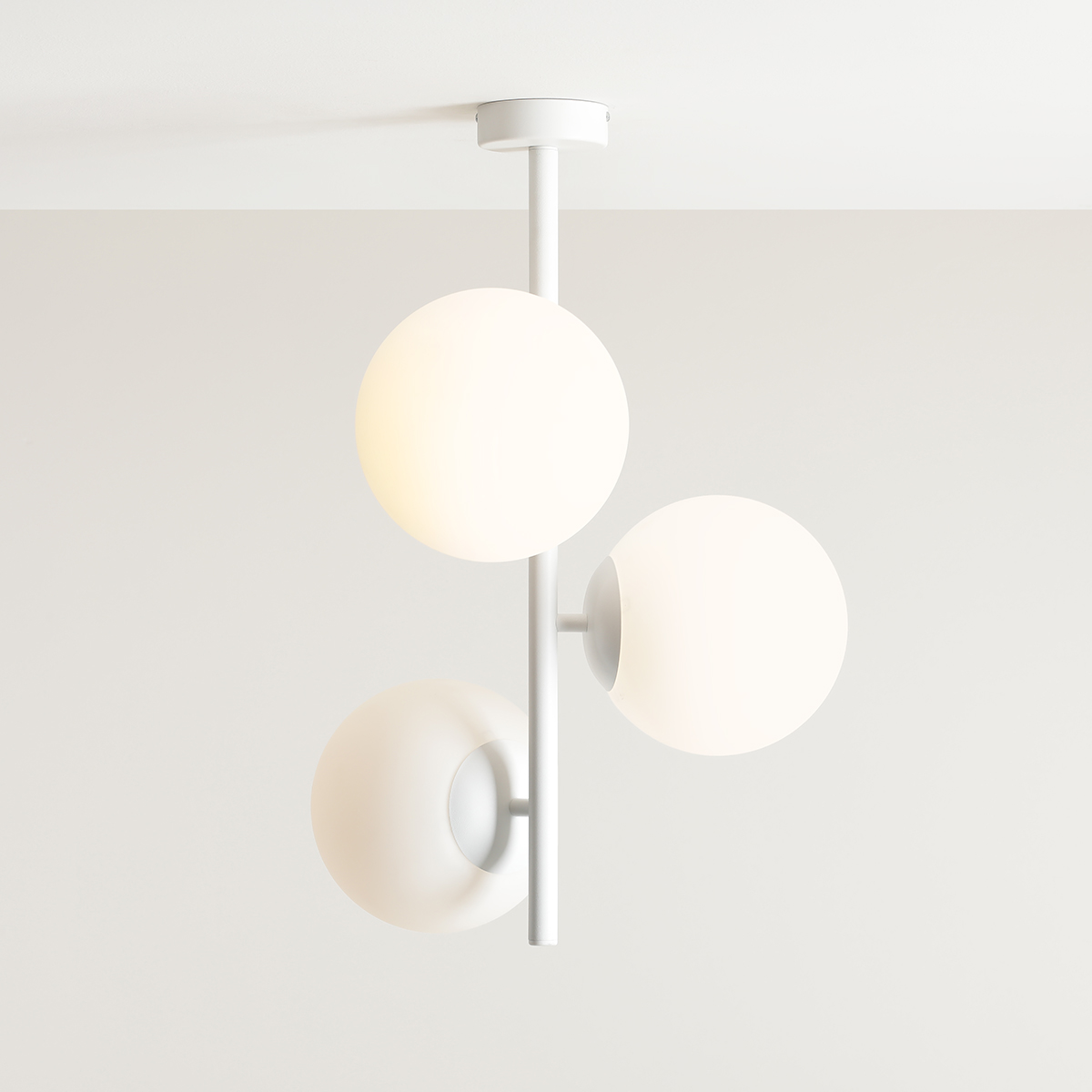 FIN 3 CEILING WHITE M 1120PL_E_M Minimalistyczny plafon - ALDEX