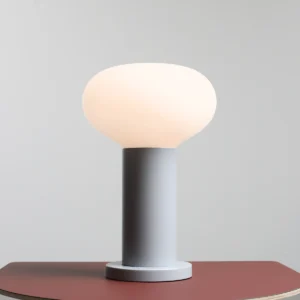 FLO TABLE GREY S 7000B22_S Mała lampka stołowa - ALDEX
