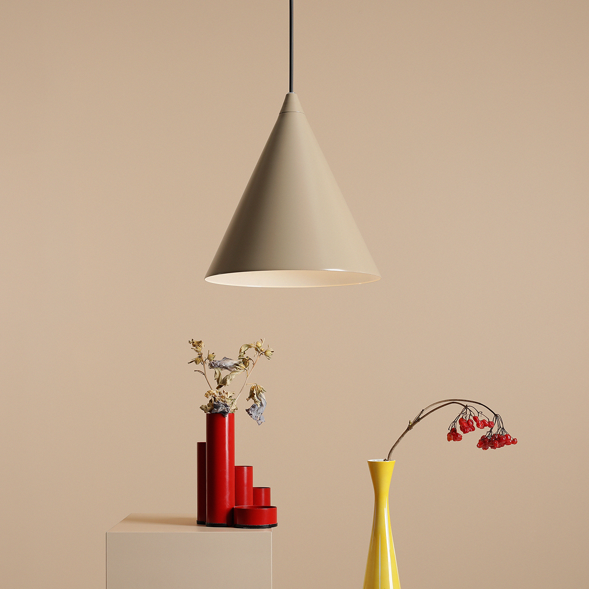 FORM BEIGE 1108G17 Efektowna lampa wisząca - ALDEX - obrazek 3