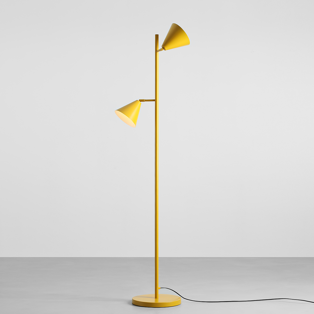 FORM FLOOR 2 MUSTARD 1108A14_2 Geometryczna lampa stojąca - ALDEX
