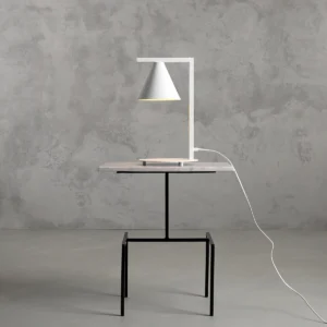 FORM TABLE WHITE 1108B Unikatowa lampka stołowa - ALDEX
