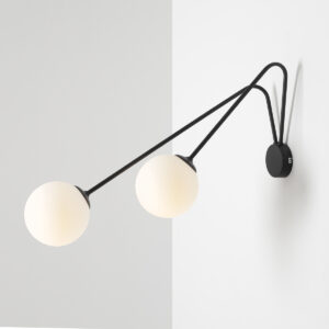 HOLM WALL BLACK L 1082D1_L Nowoczesny kinkiet - ALDEX