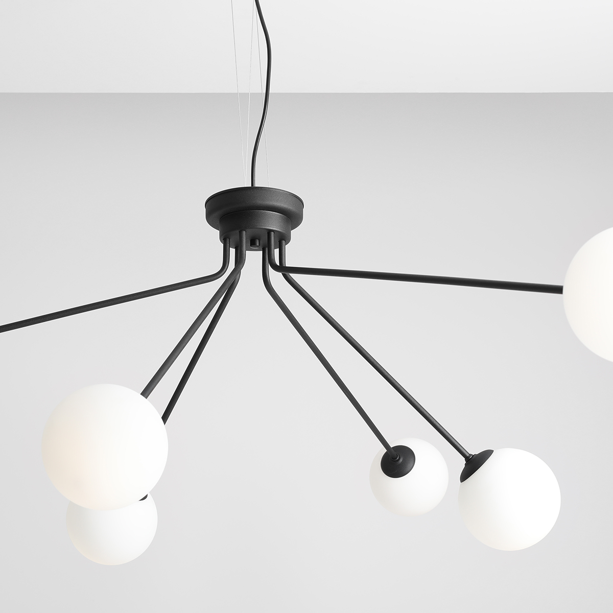 HOLM 6 BLACK 1082K1 Nowoczesna lampa wisząca- ALDEX - obrazek 2