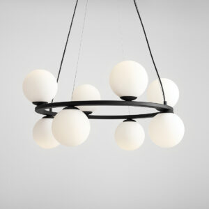 KRONE 8 BLACK 1085P1 Stylowa lampa wisząca- ALDEX