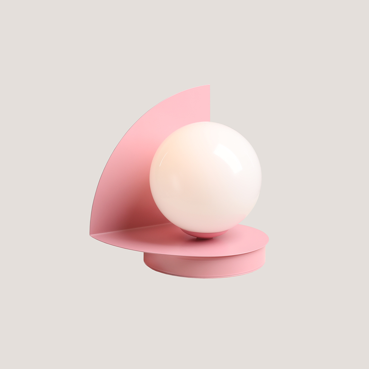 LOOP TABLE BABY PINK 1125B18 Nowoczesna lampka stołowa - ALDEX