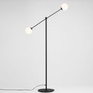 OHIO FLOOR BLACK 1081A1 Designerska lampa stojąca - ALDEX