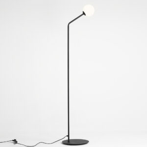 PURE FLOOR BLACK 1064A1 Minimalistyczna lampa podłogowa - ALDEX