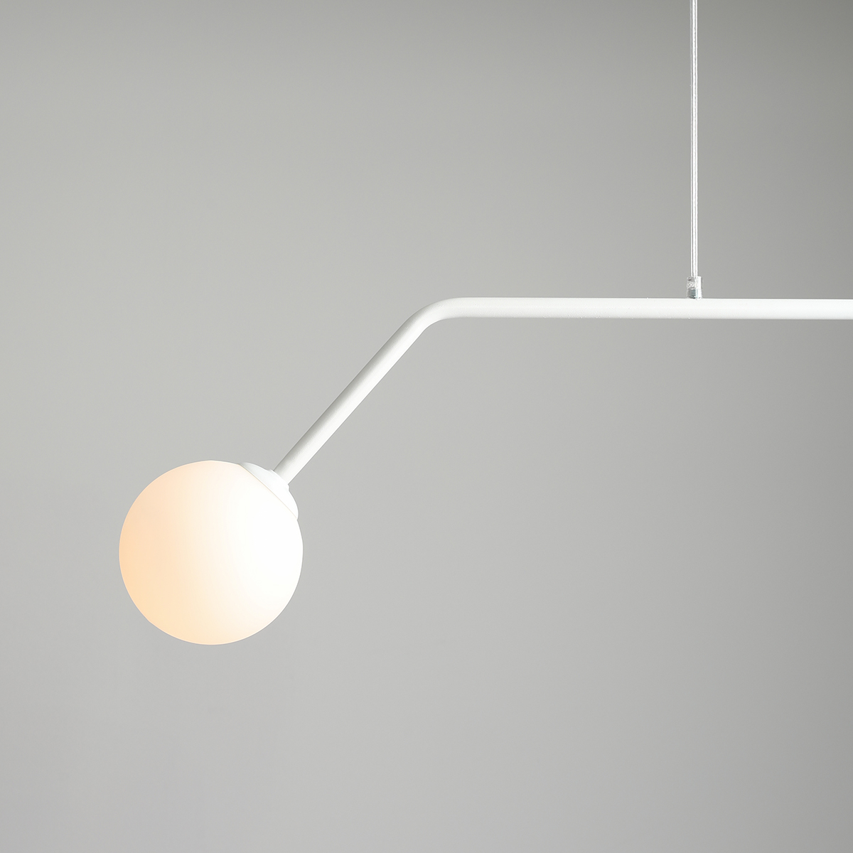 PURE 2 WHITE 1064H Minimalistyczna lampa wisząca- ALDEX - obrazek 2