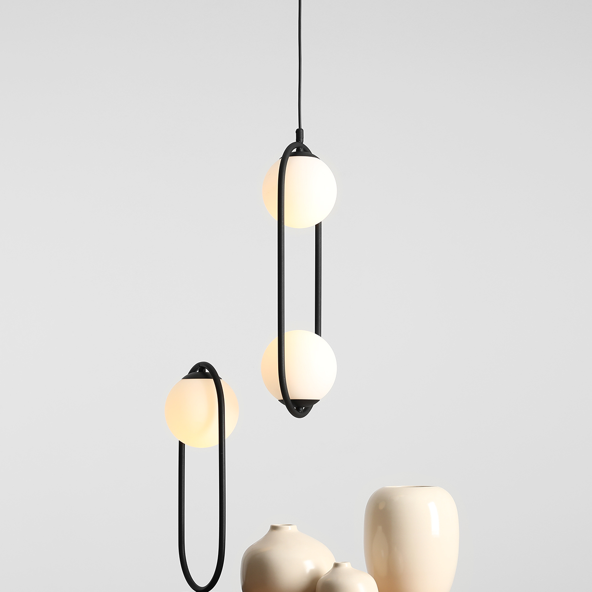 RIVA 2 BLACK 1086H1 Minimalistyczna lampa wisząca- ALDEX - obrazek 3