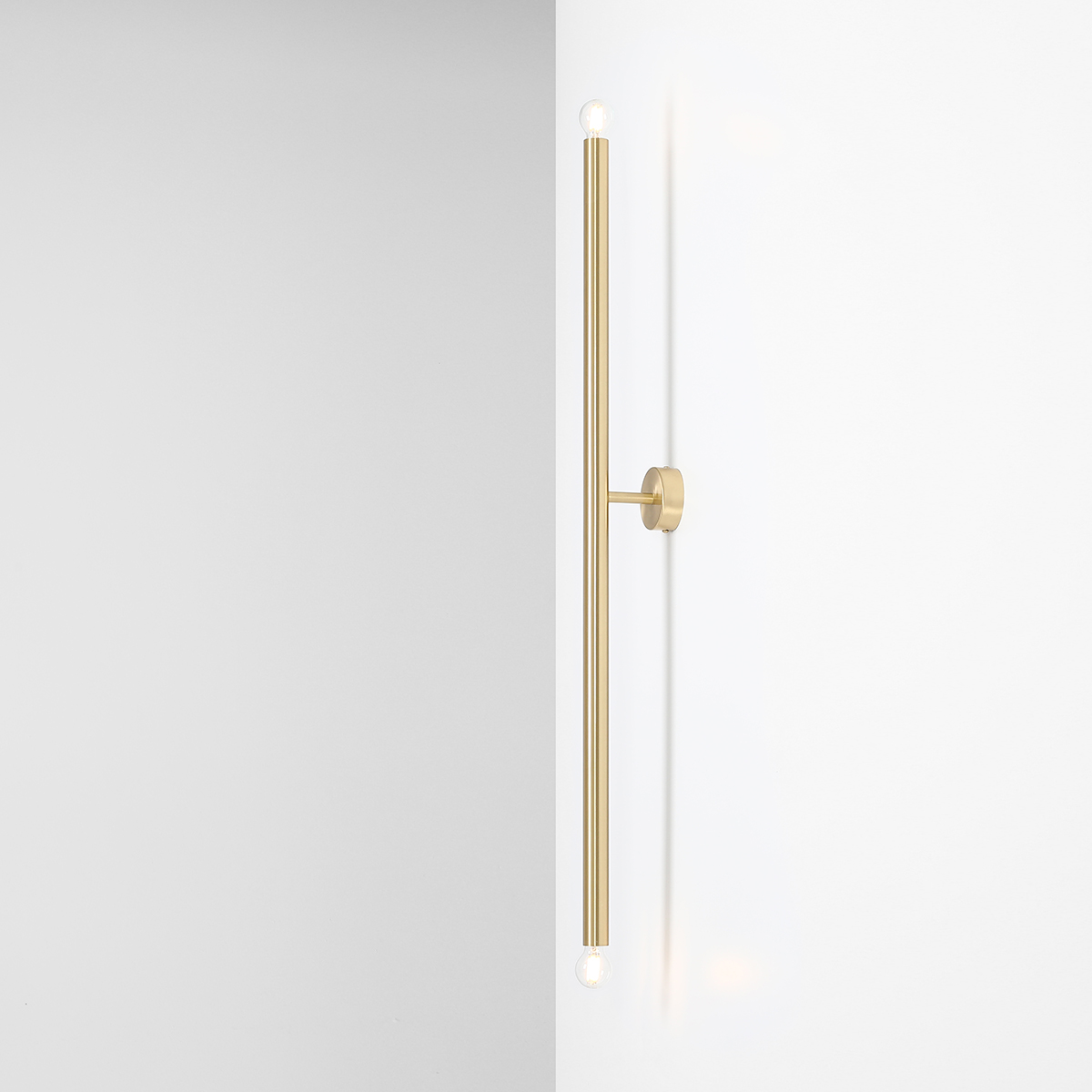 TUBO WALL BRASS L 1072D40_L Designerski kinkiet - ALDEX