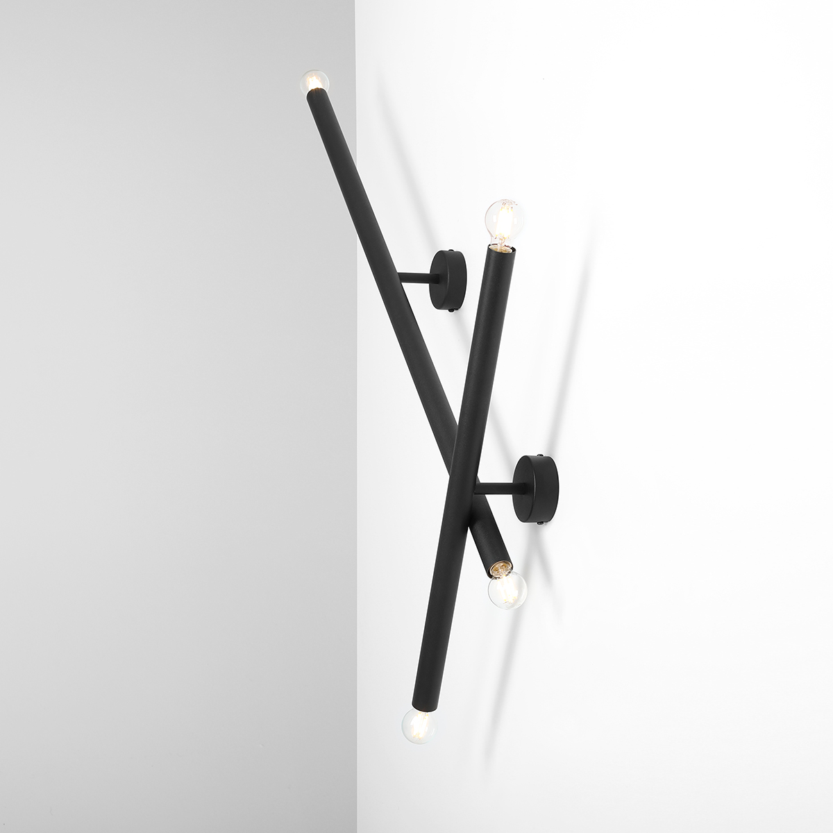 TUBO WALL BLACK L 1072D1_L Designerski kinkiet - ALDEX - obrazek 3