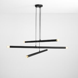 TUBO 6 BLACK 1072K1 Designerska lampa wisząca- ALDEX