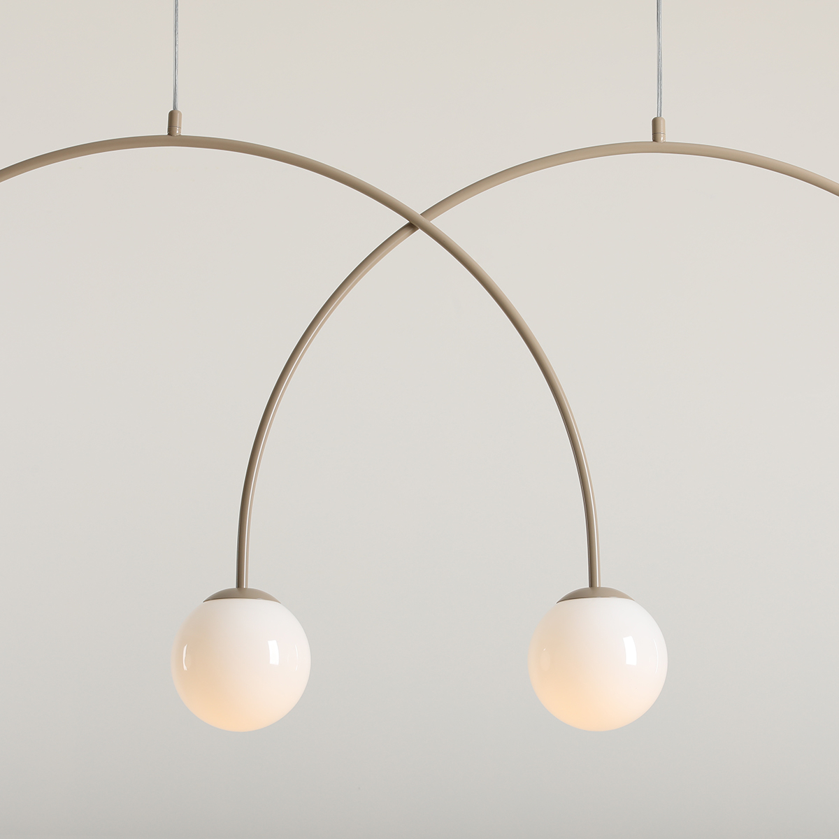 UNA 4 BEIGE L 1116L17_L Modna lampa wisząca - ALDEX - obrazek 3
