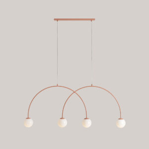 UNA 4 CORAL L 1116L11_L Modna lampa wisząca - ALDEX