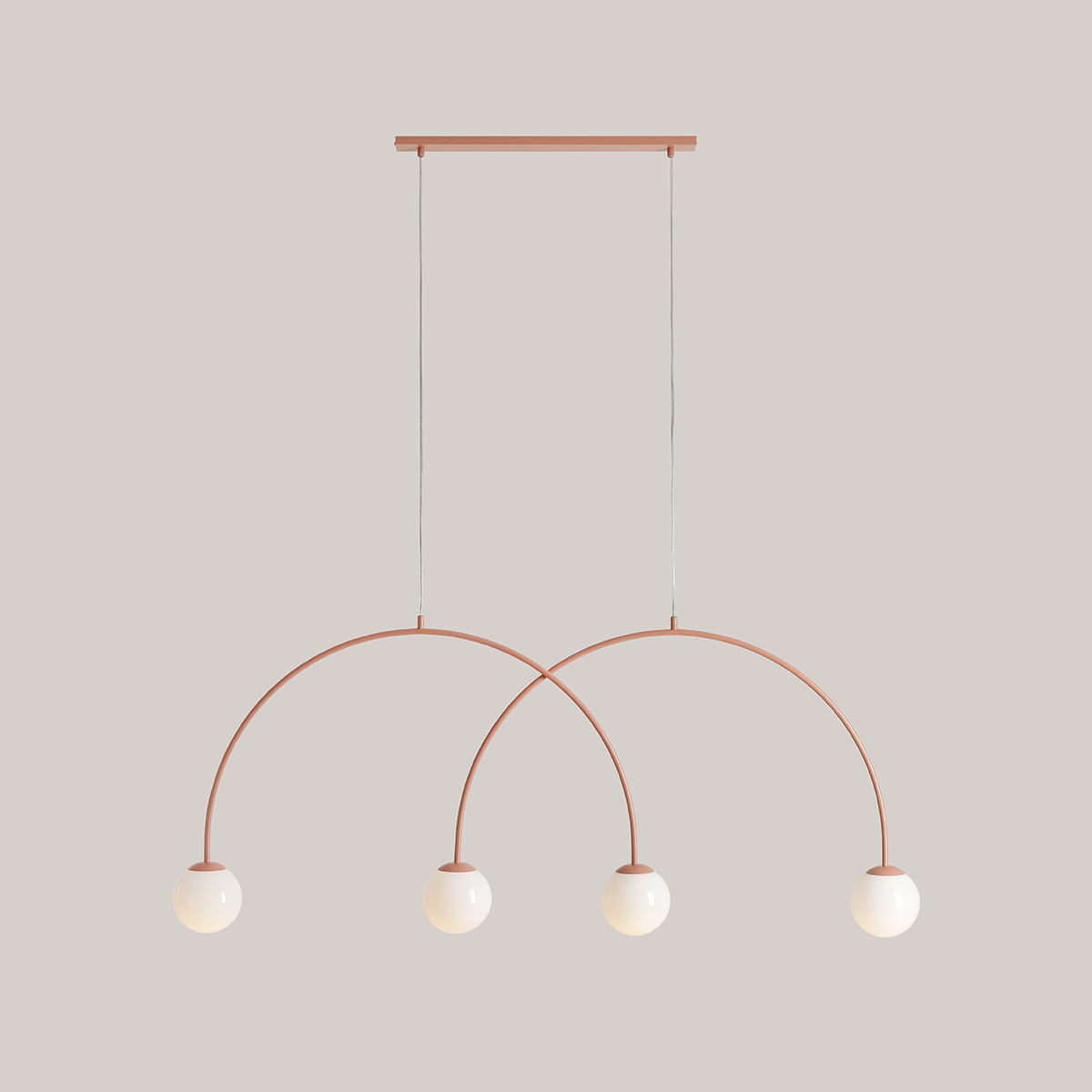 UNA 4 CORAL L 1116L11_L Modna lampa wisząca - ALDEX