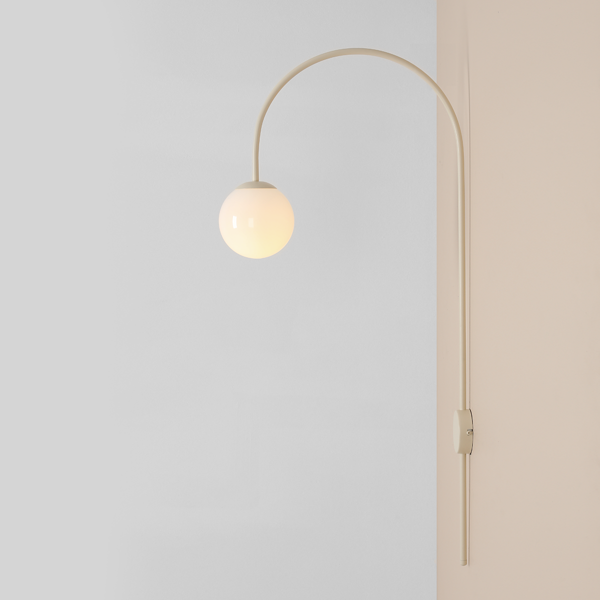 UNA WALL CREAM 1116C9 Nowoczesny kinkiet - ALDEX