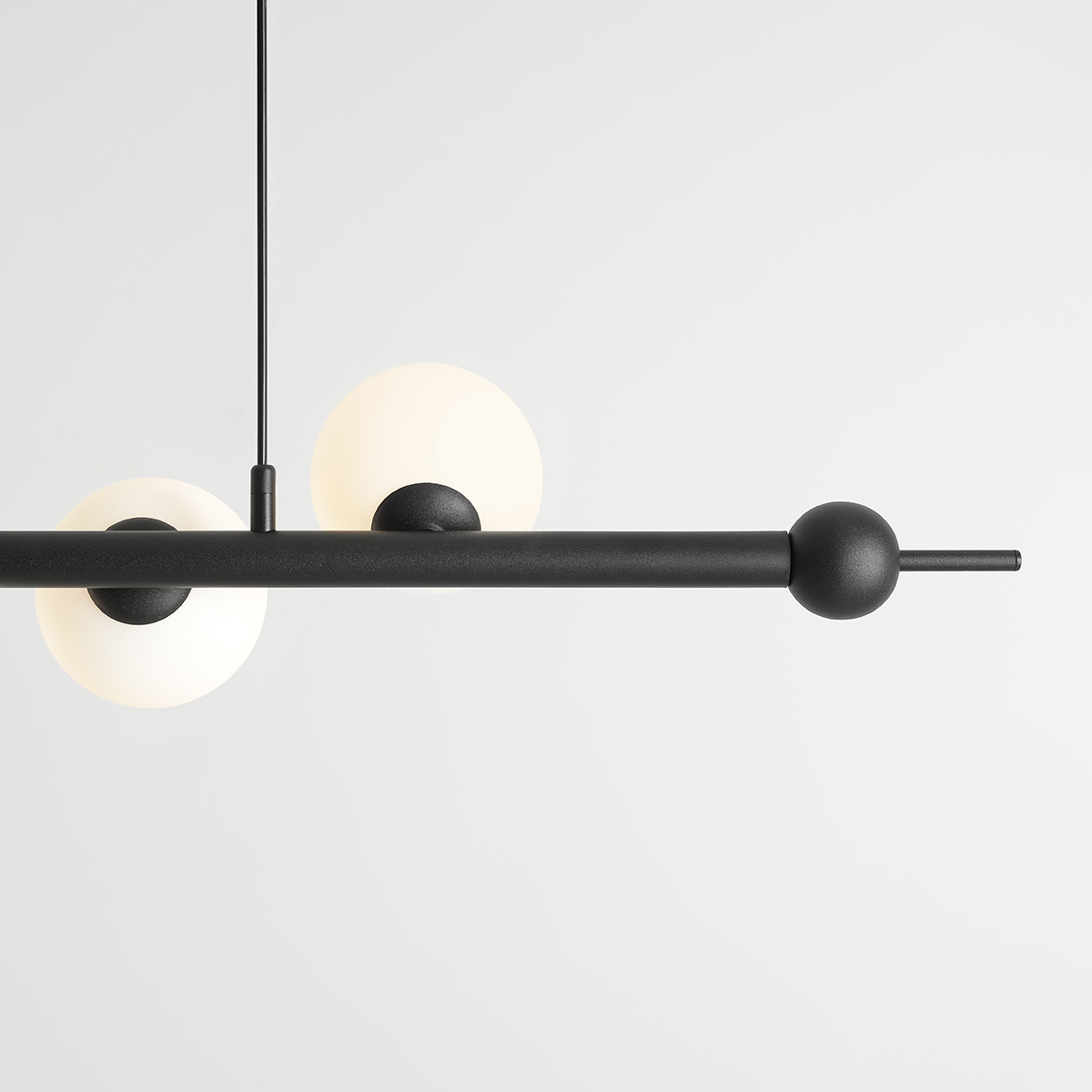 WAVE 7 BLACK 1115T1 Elegancka lampa wisząca- ALDEX - obrazek 2