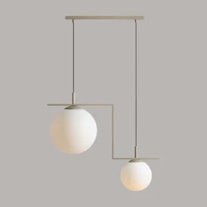 ZAC 2 BEIGE MATTE 1038H17_2 Nowoczesna lampa wisząca #colours - ALDEX