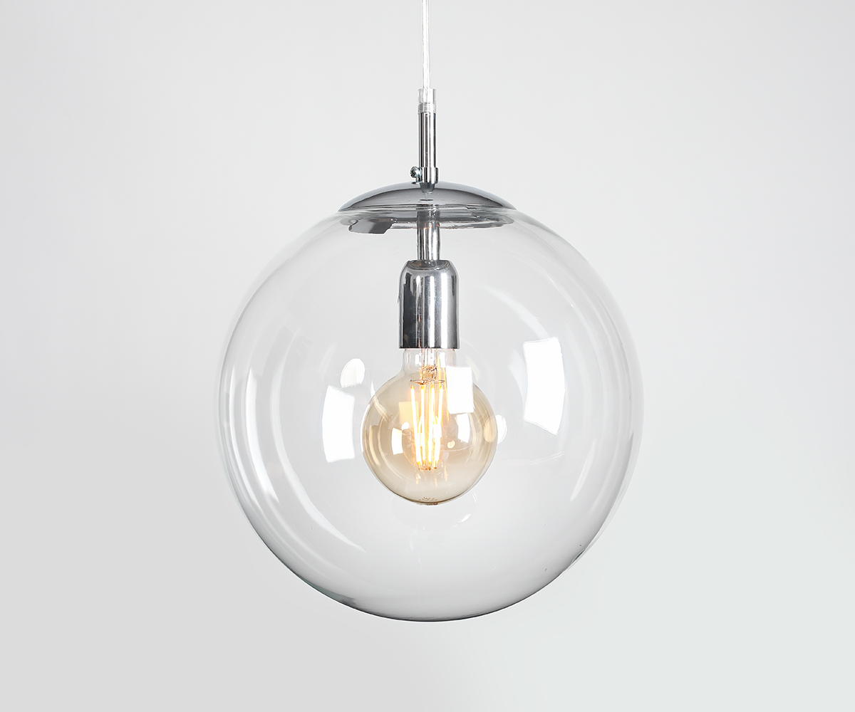 GLOBE CHROME 562G2 Nowoczesna lampa wisząca- ALDEX