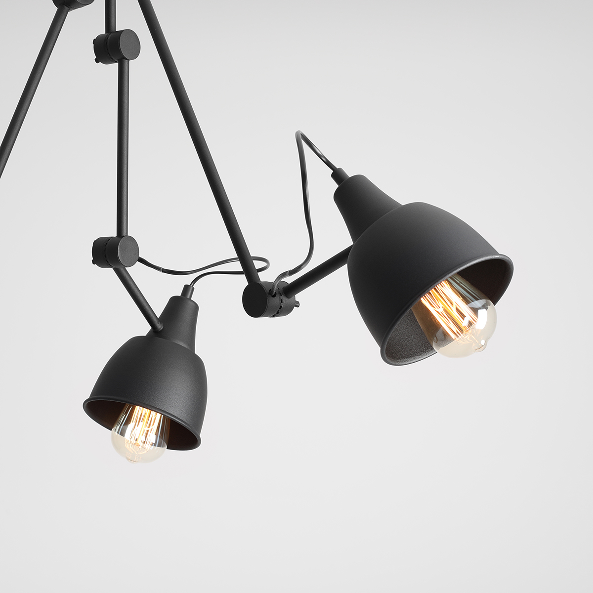 AIDA 3 BLACK 842PL_E Nowoczesny plafon - ALDEX - obrazek 2