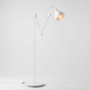 AIDA FLOOR WHITE 814A Designerska lampa stojąca - ALDEX
