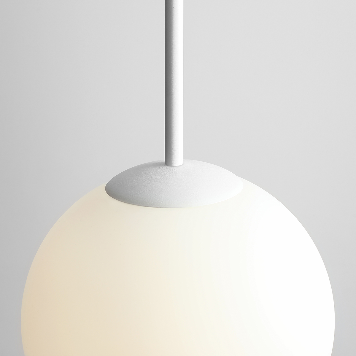 BOSSO MEDIUM 30 WHITE 1087G Minimalistyczna lampa wisząca- ALDEX - obrazek 2