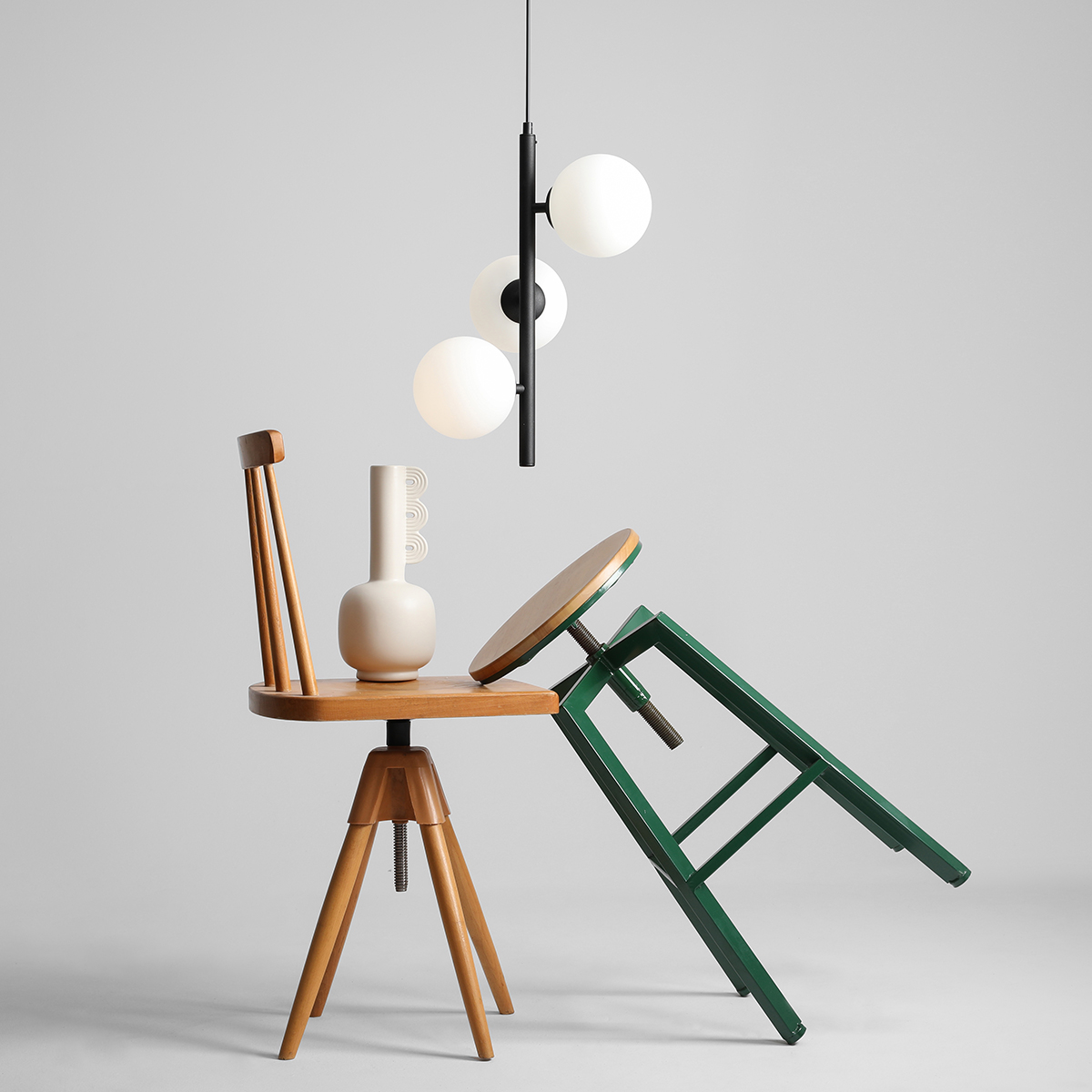 FIN 3 BLACK S 1120E1_S Minimalistyczna lampa wisząca- ALDEX - obrazek 4