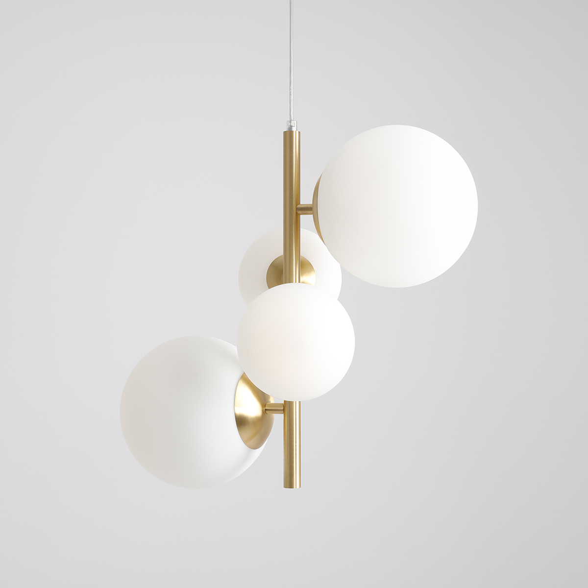 BLOOM 4 BRASS 1091L40 Elegancka lampa wisząca- ALDEX