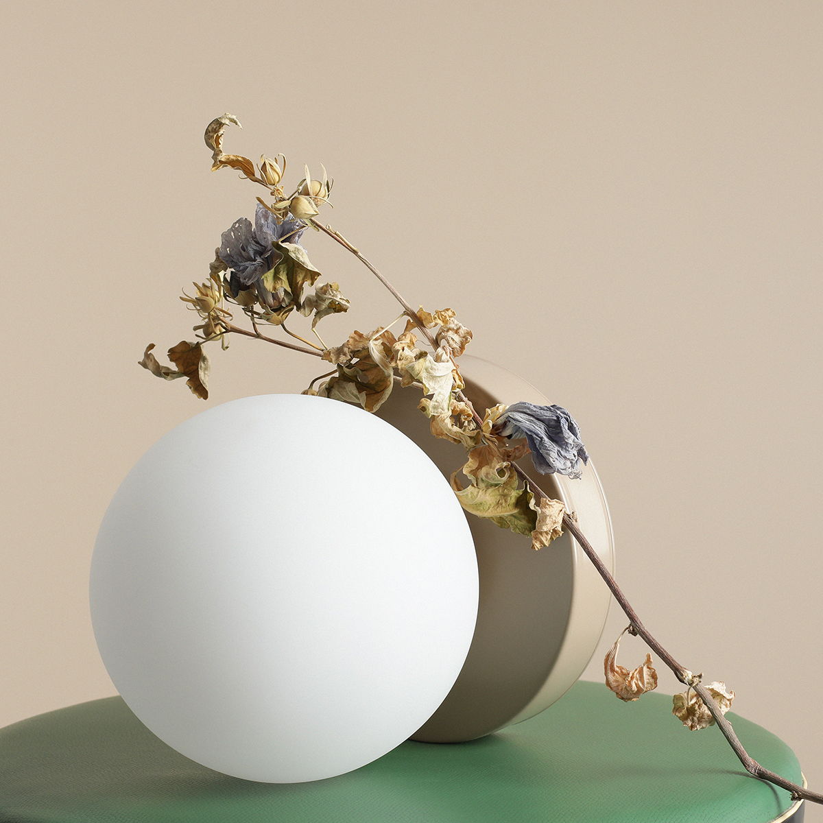 BALL TABLE BEIGE S 1076B17_S Lampka stołowa #colours - ALDEX - obrazek 3