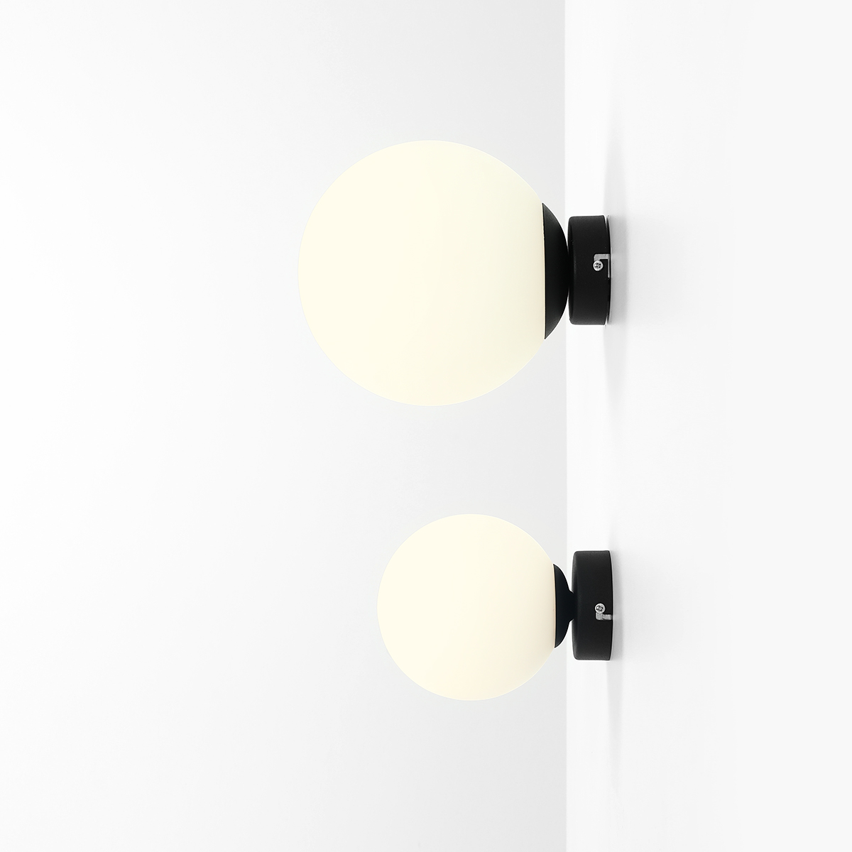 BALL WALL BLACK M 1076C1_M Minimalistyczny kinkiet - ALDEX - obrazek 4