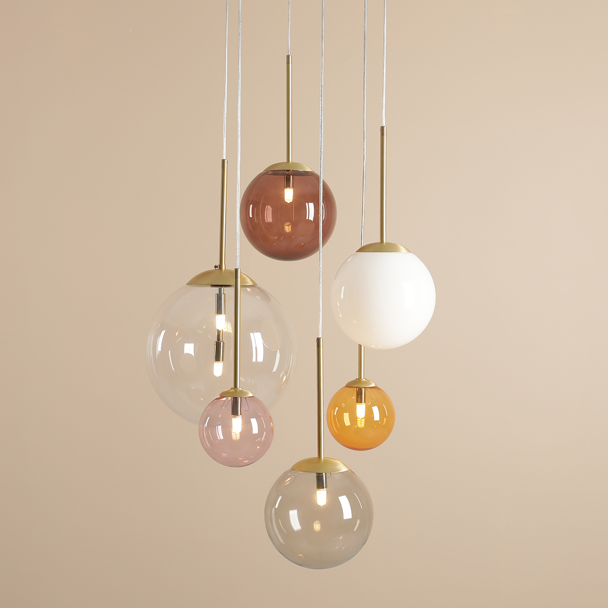 BOSSO 6 RING MULTICOLOUR 1119K40_R Efektowna lampa wisząca- ALDEX - obrazek 2