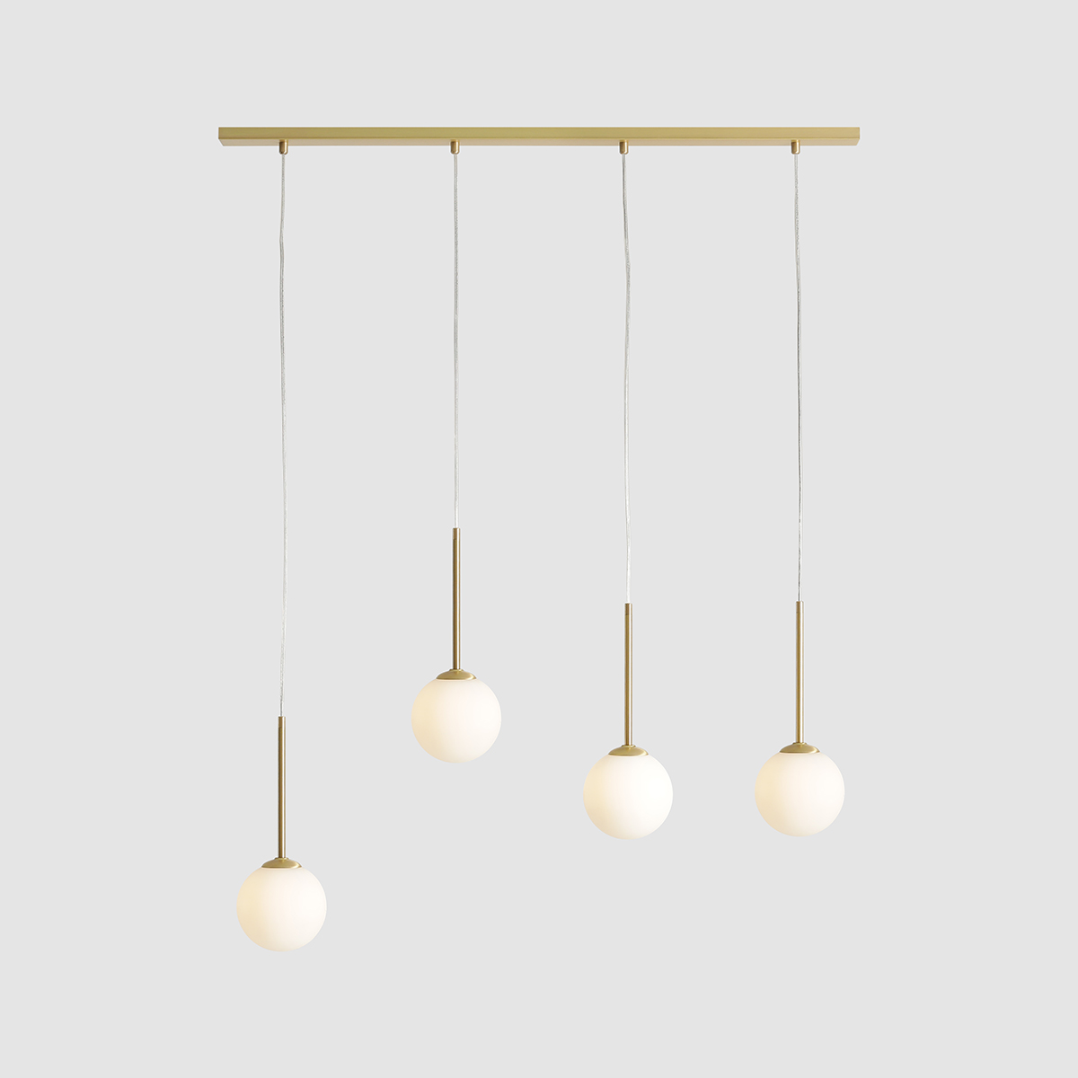 BOSSO 4 BRASS 1087L40 Elegancka lampa wisząca- ALDEX