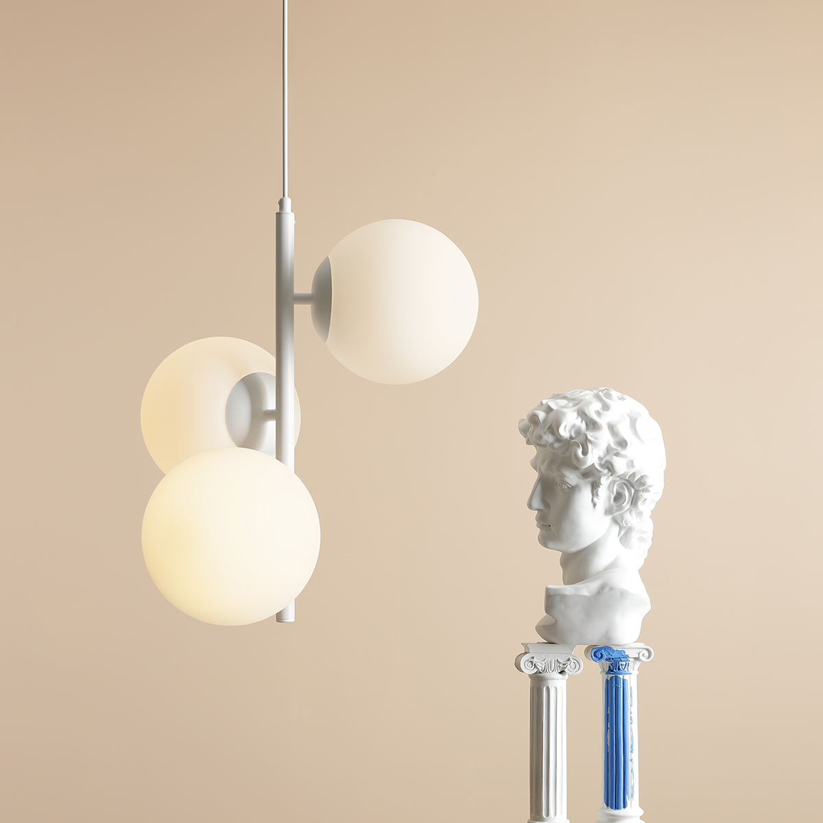 FIN 3 WHITE M 1120E_M Minimalistyczna lampa wisząca- ALDEX - obrazek 3