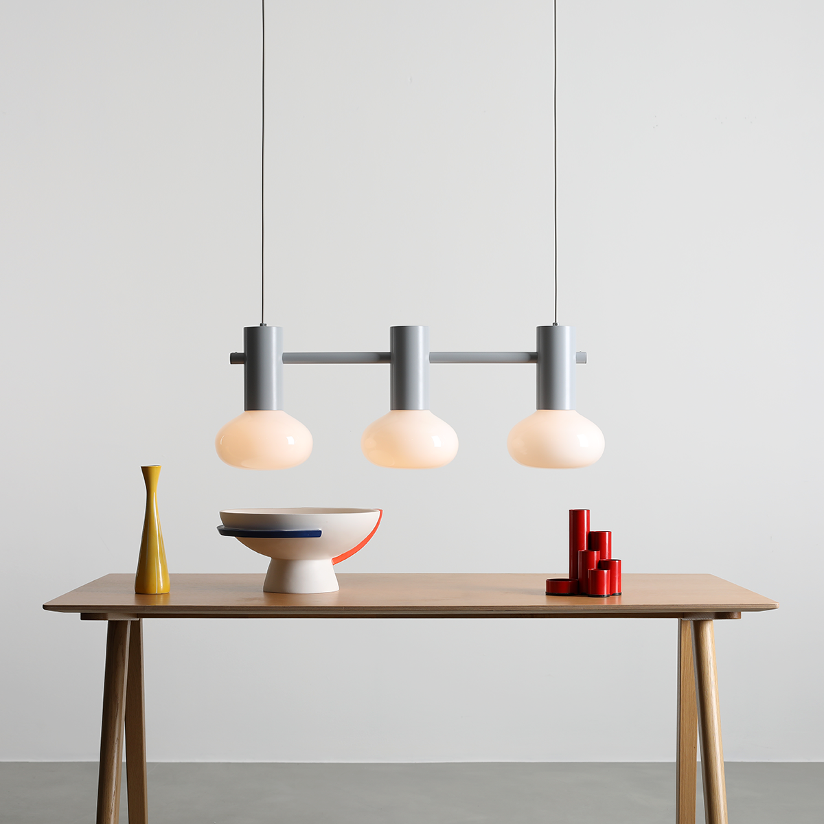 FLO 3 GREY 7000E22_S Designerska lampa wisząca- ALDEX - obrazek 3