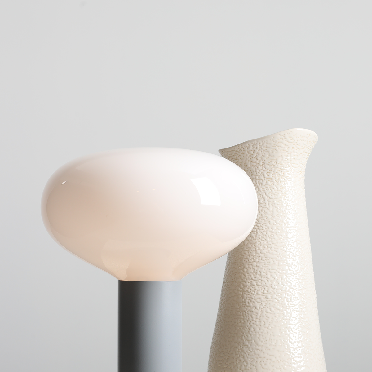 FLO TABLE GREY M 7000B22_M Duża lampka stołowa - ALDEX - obrazek 3