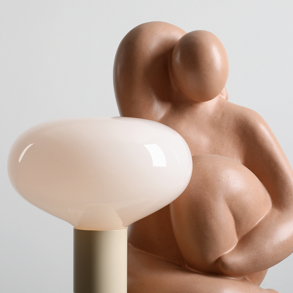 FLO TABLE CREAM M 7000B9_M Duża lampka stołowa - ALDEX - obrazek 3