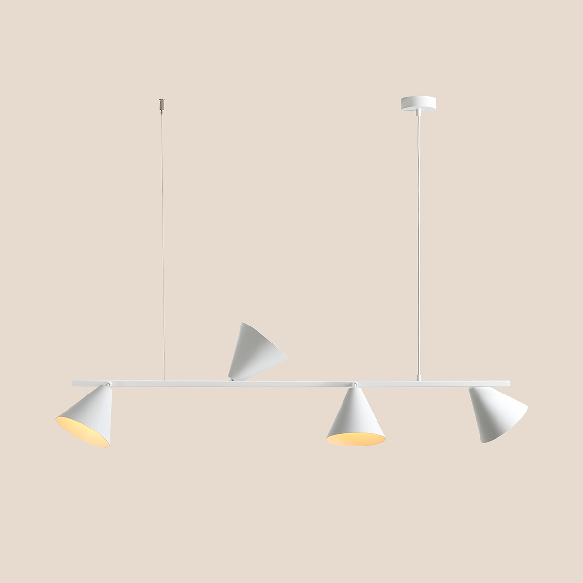 FORM 4 WHITE 1108L Nowoczesna lampa wisząca- ALDEX