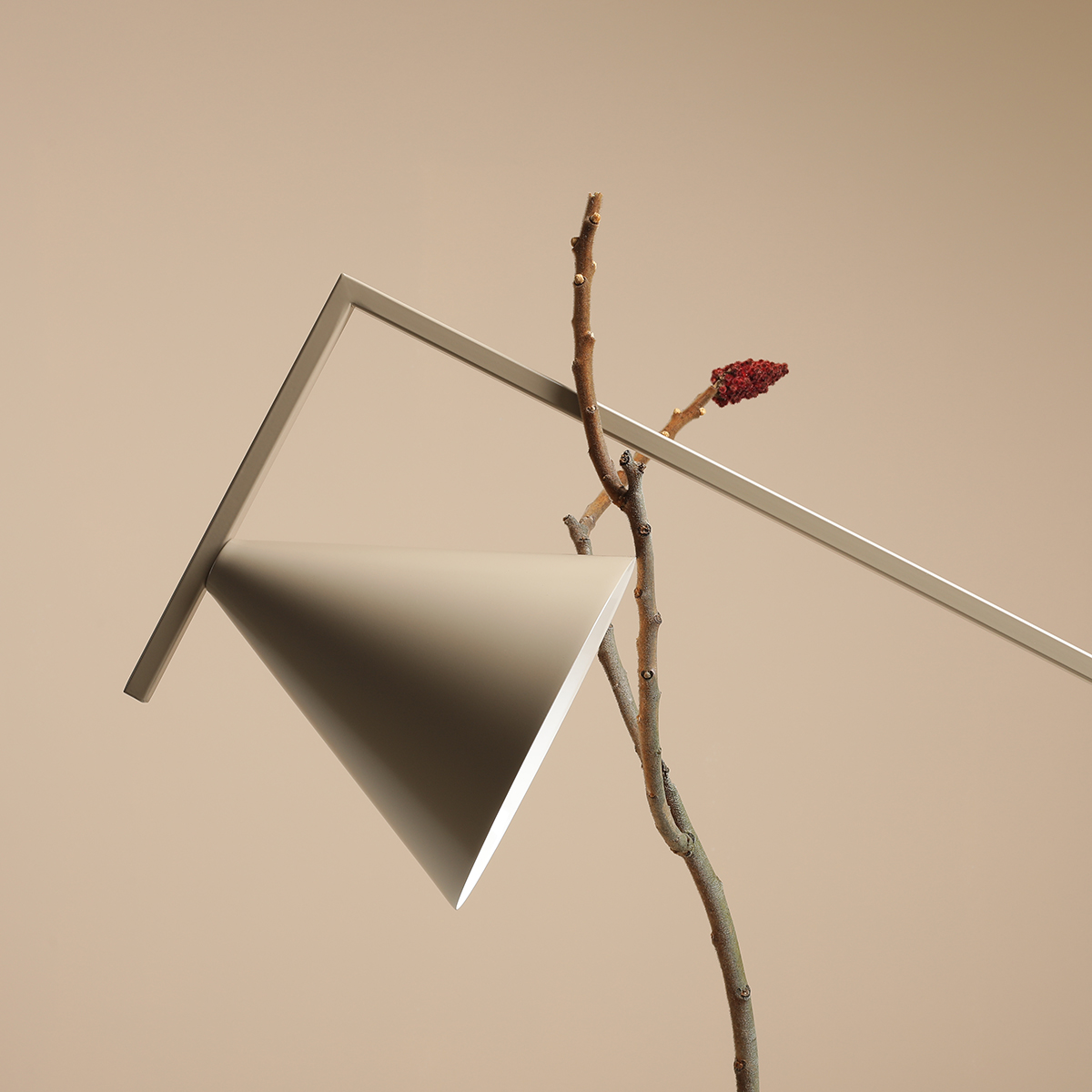 FORM FLOOR BEIGE 1108A17 Oryginalna lampa stojąca - ALDEX - obrazek 2