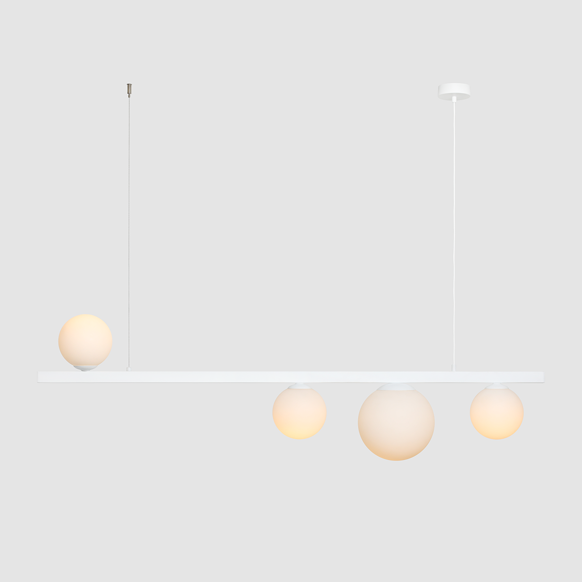 GARDA 4 WHITE 1099L Stylowa lampa wisząca- ALDEX