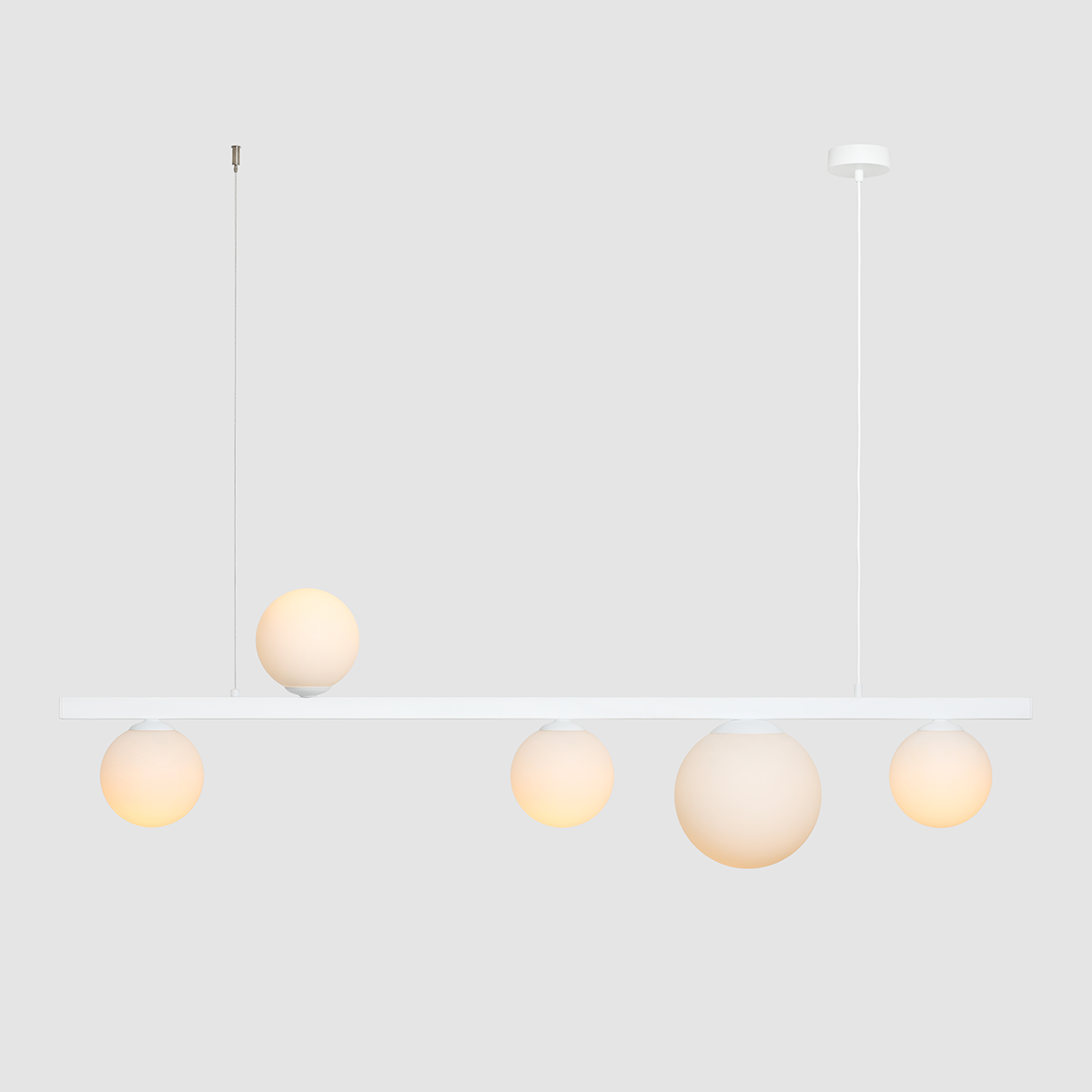 GARDA 5 WHITE 1099F Stylowa lampa wisząca- ALDEX