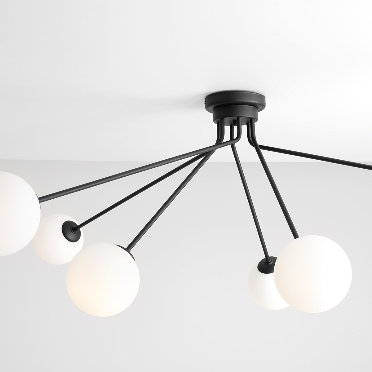 HOLM 6 CEILING BLACK 1082PL_K1 Nowoczesny plafon - ALDEX - obrazek 2