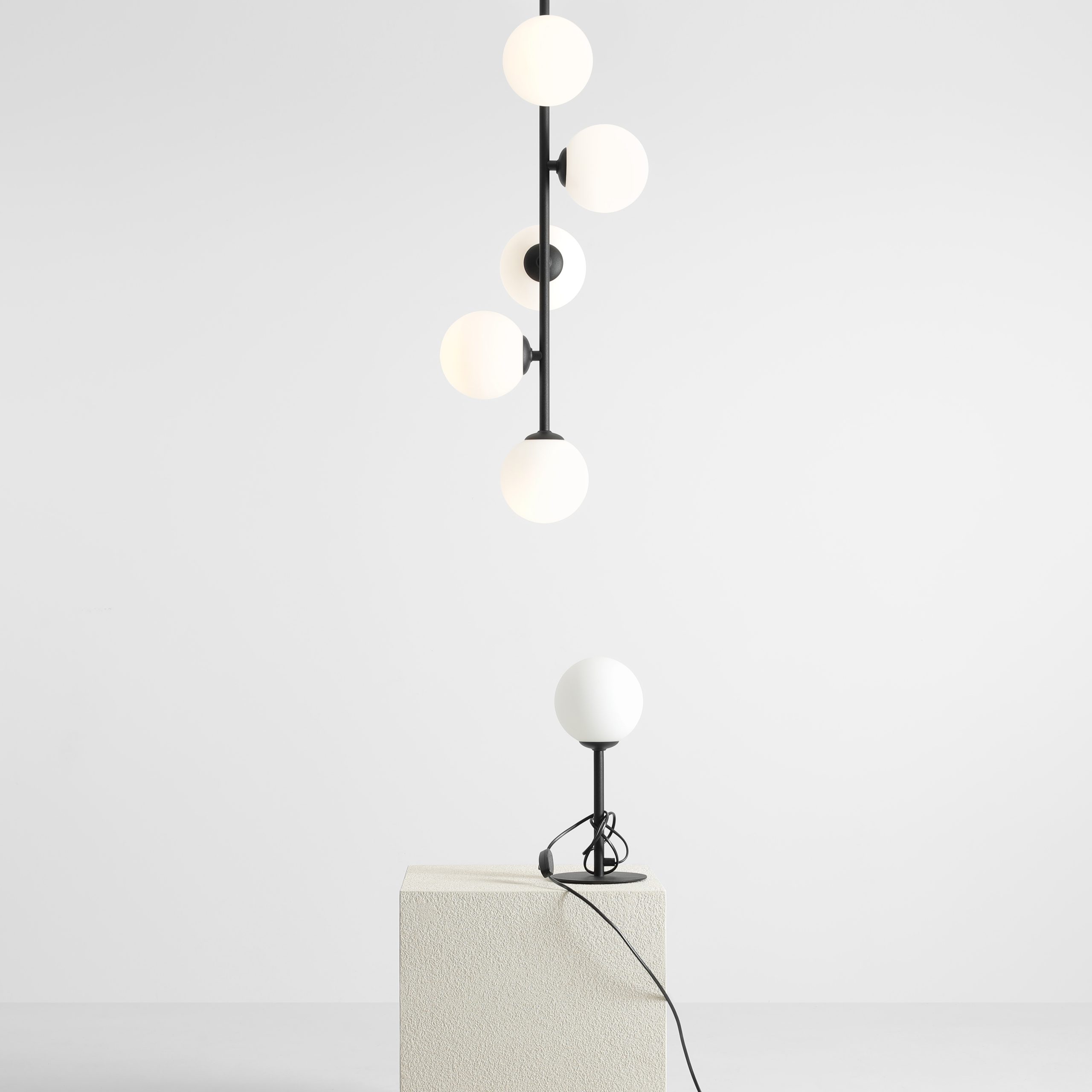 LIBRA 5 BLACK 1094PL_F1 Minimalistyczny plafon - ALDEX - obrazek 3