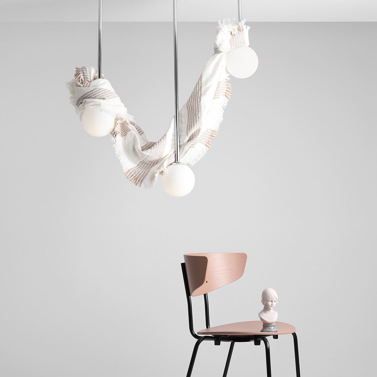 PINNE MEDIUM CHROME 1080PL_G4_M Minimalistyczny plafon - ALDEX - obrazek 4